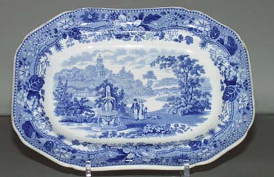 Meat Dish or Platter small c1830